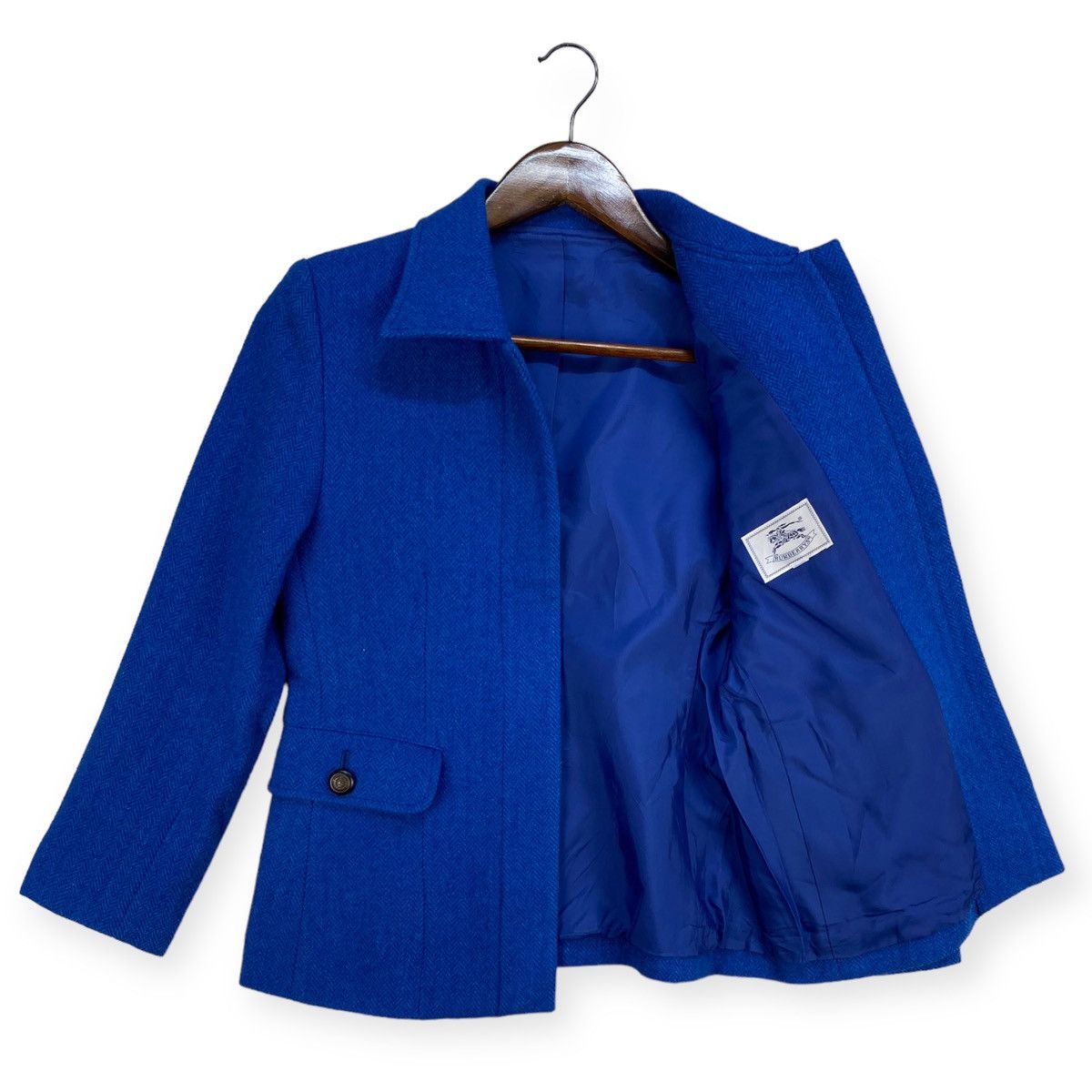 Burberry Vintage Burberrys Blue Jacket Size ONE SIZE - 1 Thumbnail
