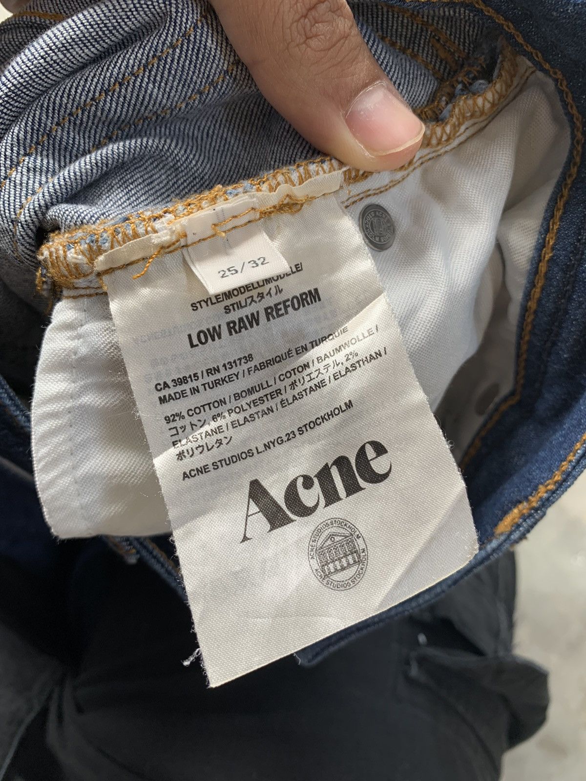 Acne Studios Vintage Acne Studios Skinny Fit Denim Pant Size US 26 / EU 42 - 5 Thumbnail