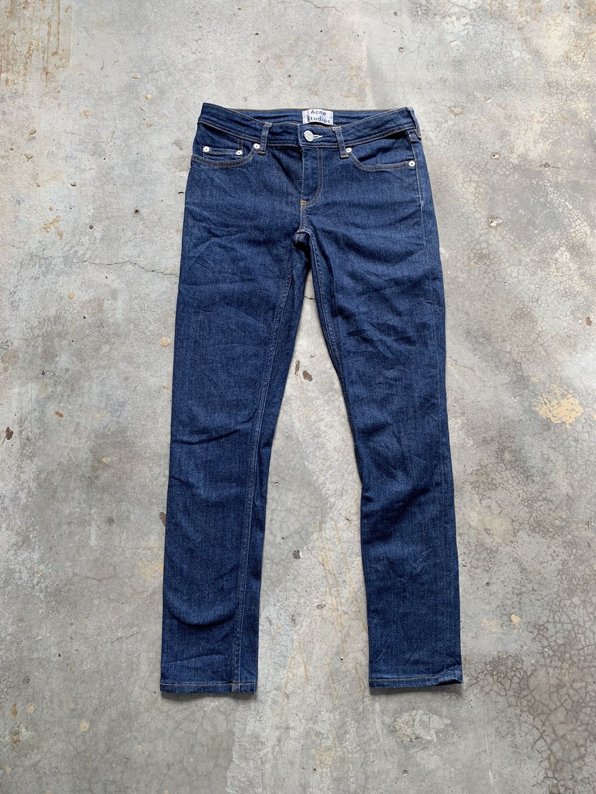 image of Vintage Acne Studios Skinny Fit Denim Pant in Blue, Men's (Size 26)
