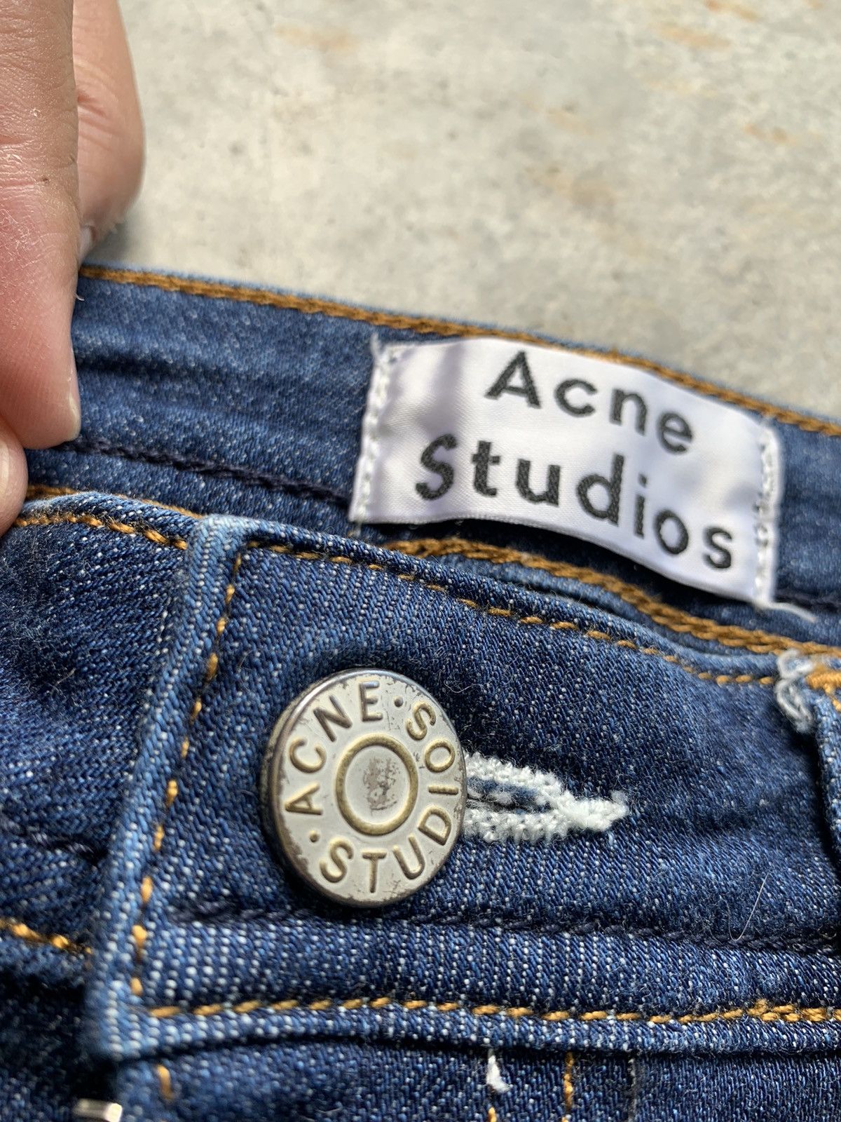 Acne Studios Vintage Acne Studios Skinny Fit Denim Pant Size US 26 / EU 42 - 3 Thumbnail