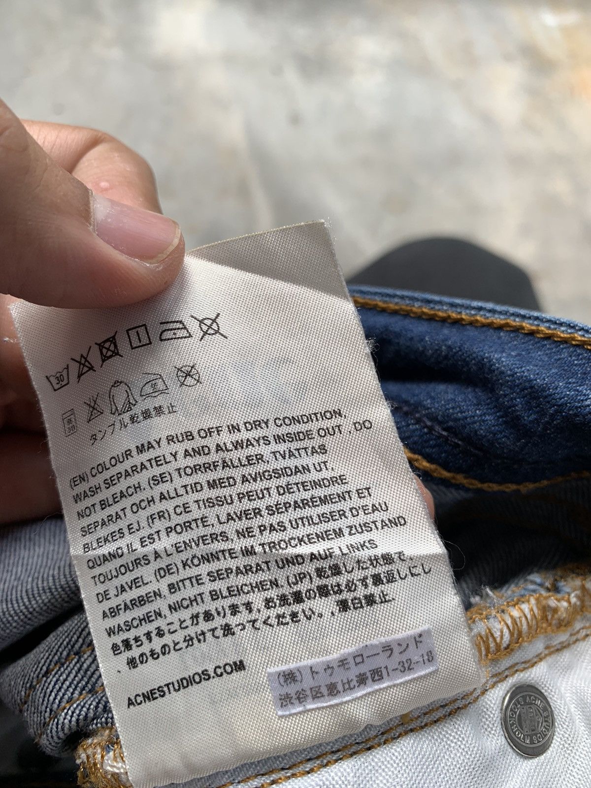 Acne Studios Vintage Acne Studios Skinny Fit Denim Pant Size US 26 / EU 42 - 6 Thumbnail