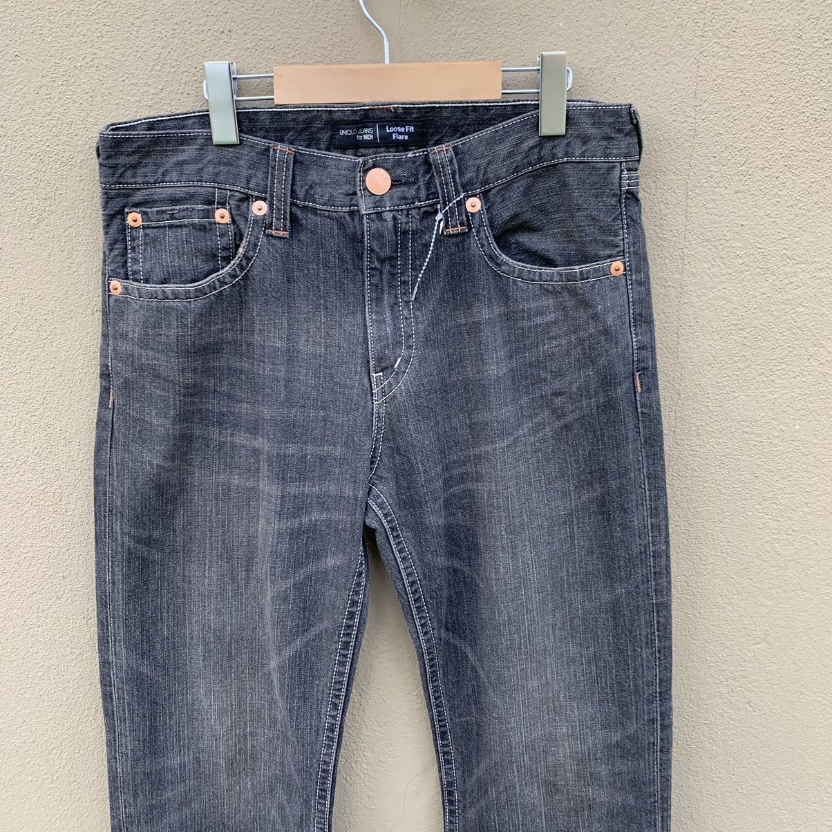 Hysteric Glamour Uniqlo Jeans Loose Fit Flared Bell Bottom Denim Size US 32 / EU 48 - 3 Thumbnail