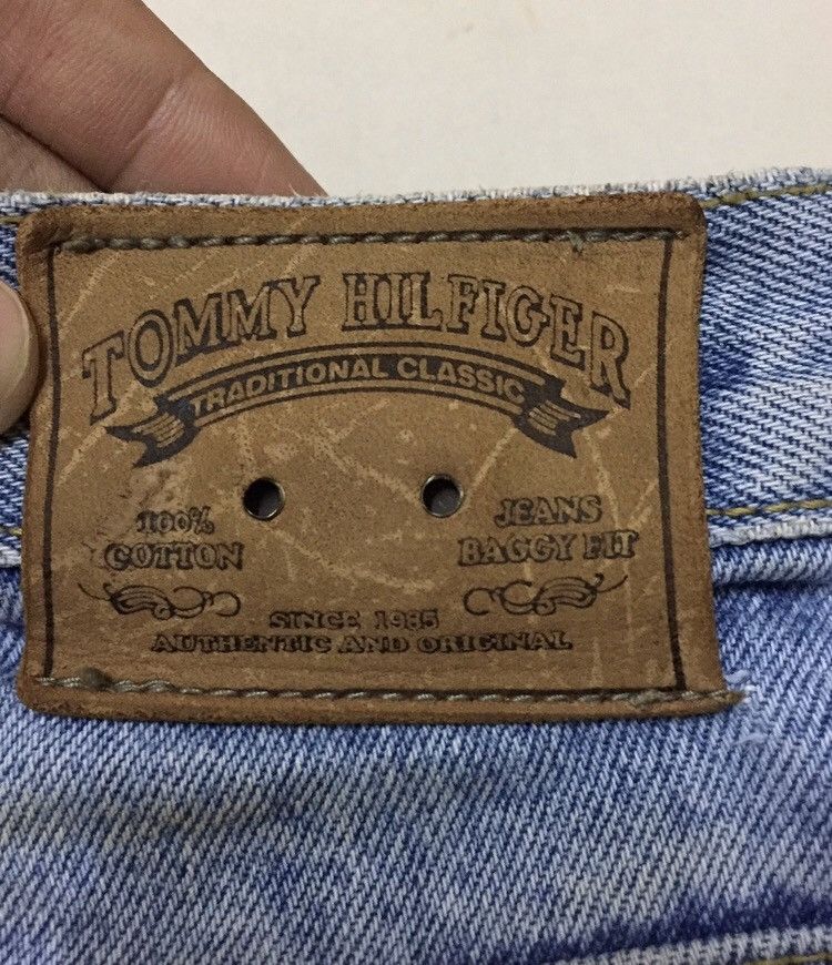 Tommy Hilfiger Vintage 90s Tommy hillfiger denim baggy jeans Size US 32 / EU 48 - 3 Thumbnail