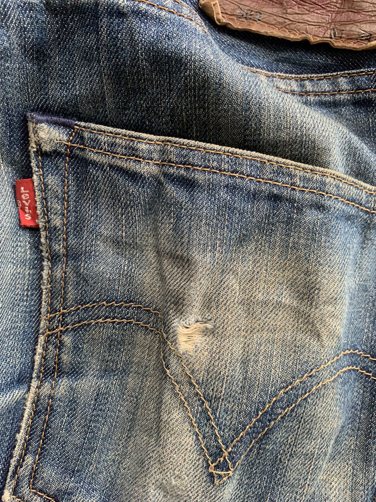 Levi's Vintage Distressed Levis Loose Straight baggy Denim Pant Size US 32 / EU 48 - 10 Thumbnail