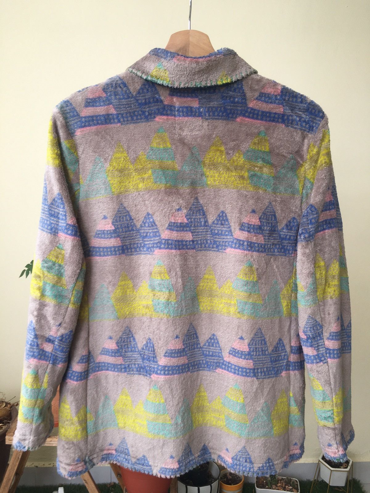 Issey Miyake 💎 STEALS 💎 Ne-net by Issey Miyake Fleece Jacket Size S / US 4 / IT 40 - 2 Thumbnail