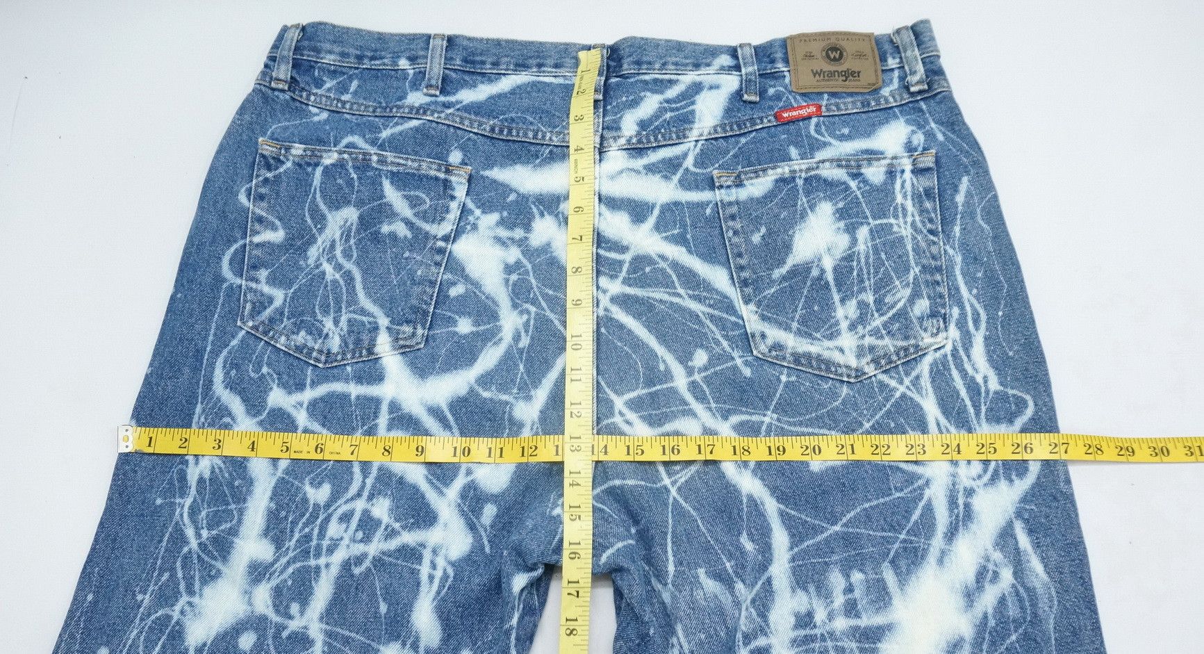 Wrangler Rare Abstract Bleached Wrangler Big Tall Regular Denim Size US 44 / EU 60 - 11 Thumbnail