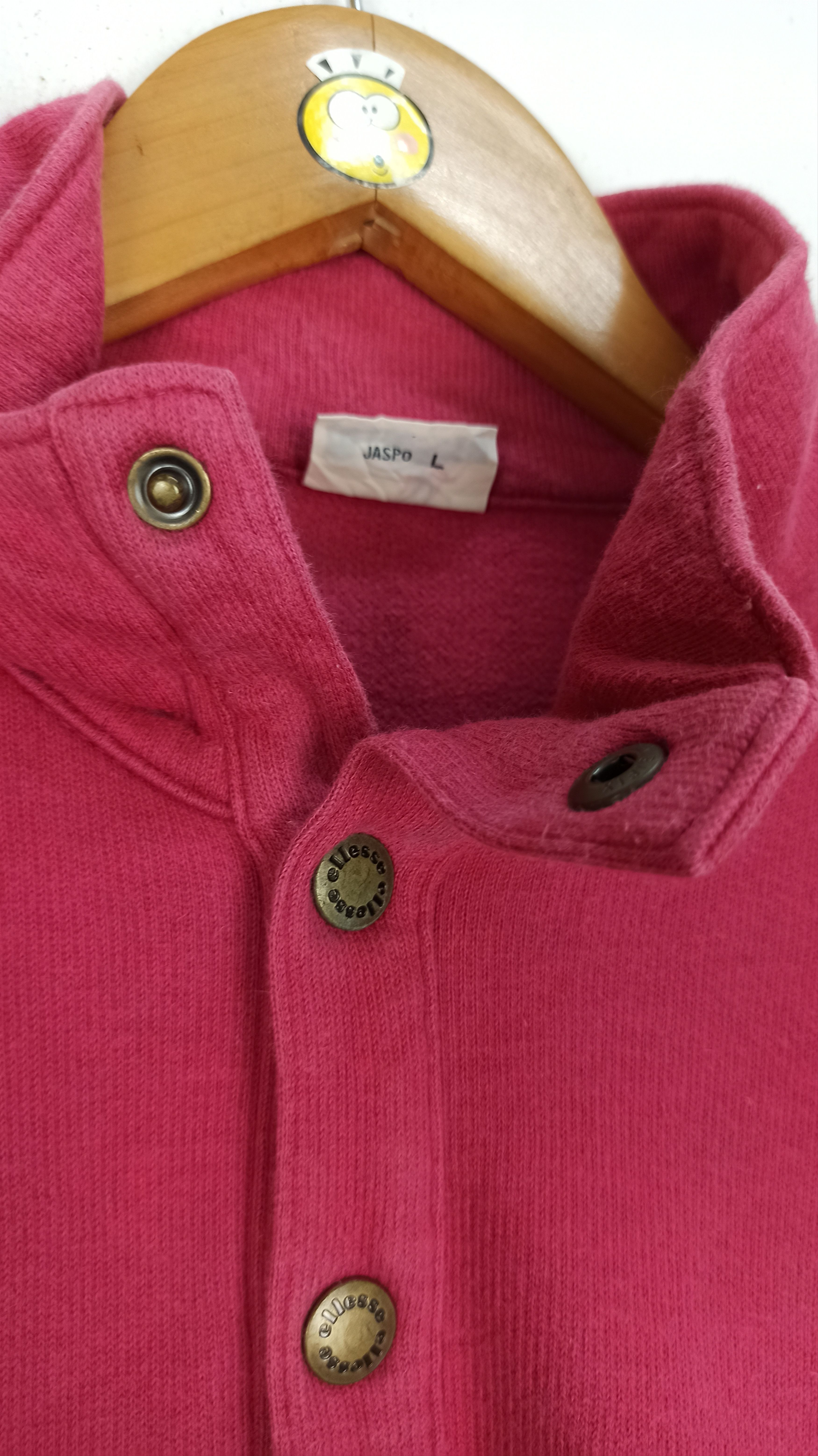 Ellesse Rare Ellesse Sweatshirt Big Logo Embroidered Half Button Size US L / EU 52-54 / 3 - 8 Thumbnail