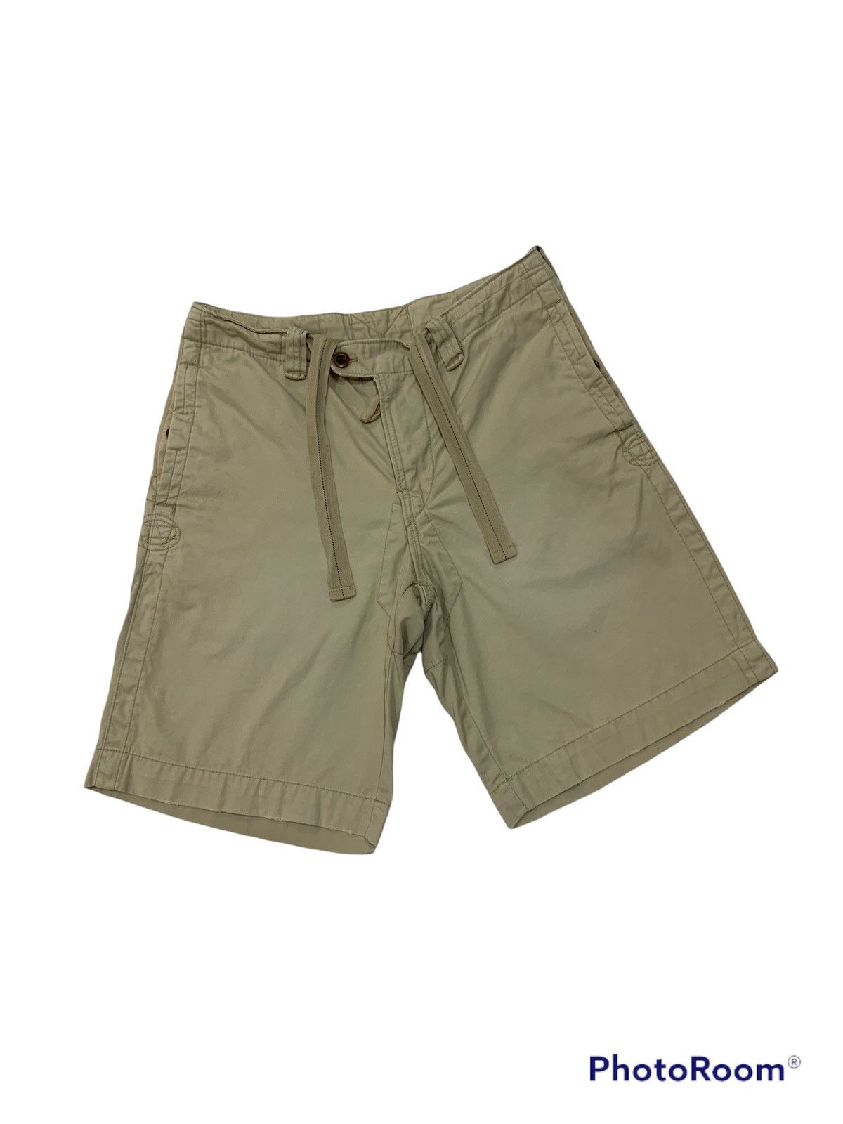 image of Vintage Polo Ralph Laurent Khakis Short Pants in Beige, Men's (Size 32)