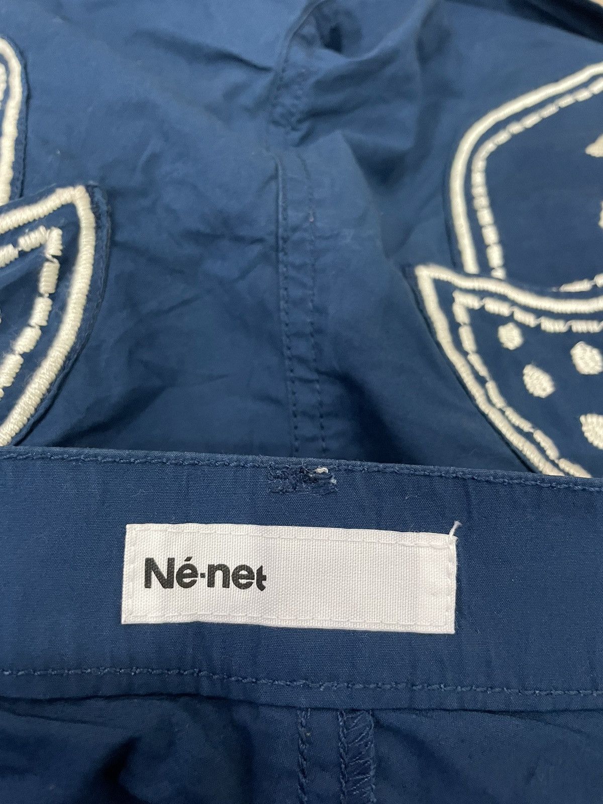 Issey Miyake × Ne-Net Ne-Net Embroidered Logos Short Pants Size US 28 / EU 44 - 8 Thumbnail