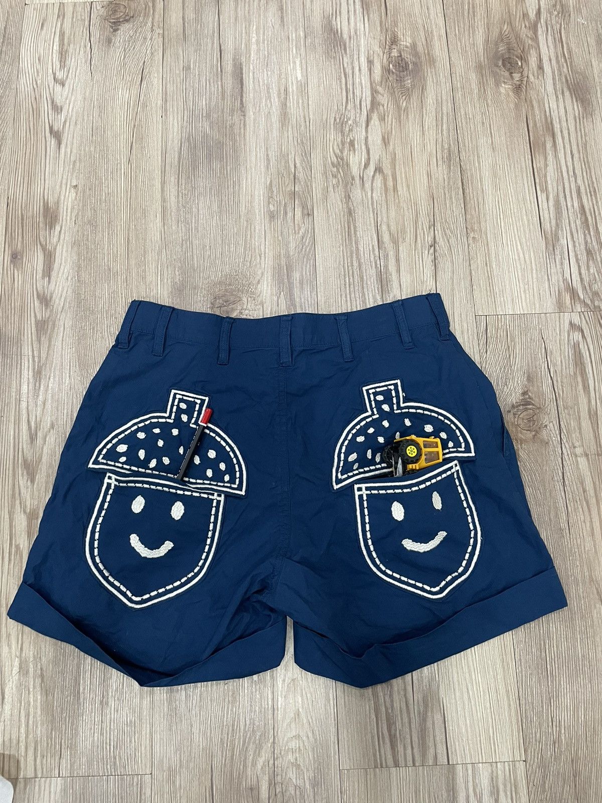 Issey Miyake × Ne-Net Ne-Net Embroidered Logos Short Pants Size US 28 / EU 44 - 7 Thumbnail