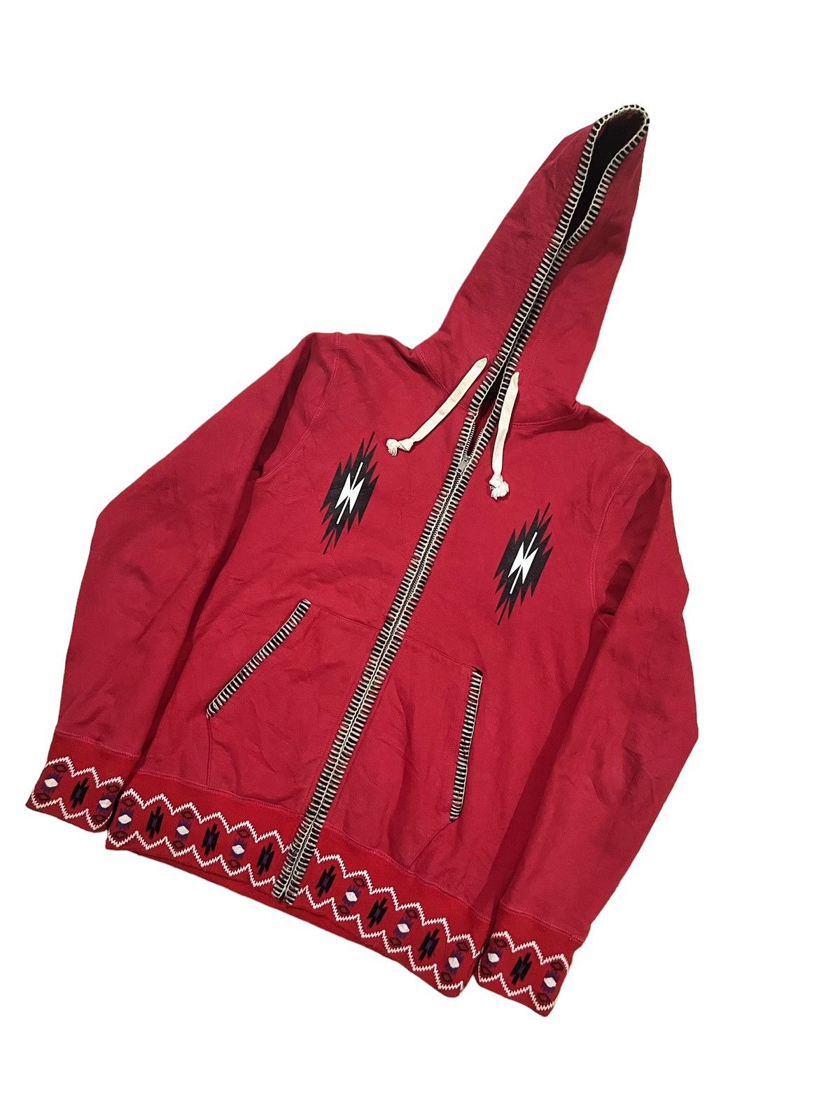 Indian Motorcycle GRAIL🔥Indian Motorcycle Navajo Chimayo Native Zip Hoodie Size US M / EU 48-50 / 2 - 2 Thumbnail