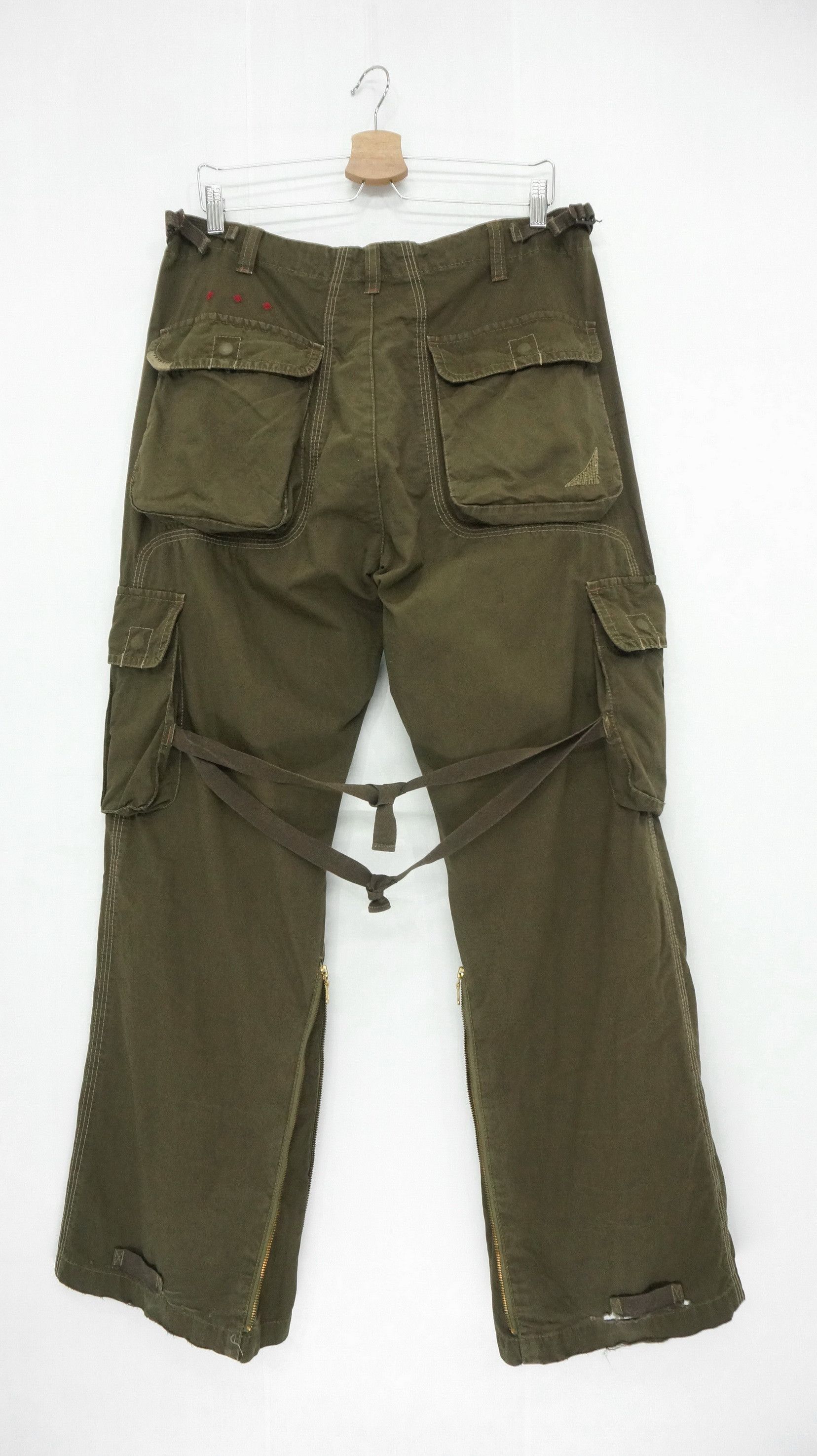 Other Fire! Japanese Bondage Military Cargo Pants Size US 35 - 1 Thumbnail