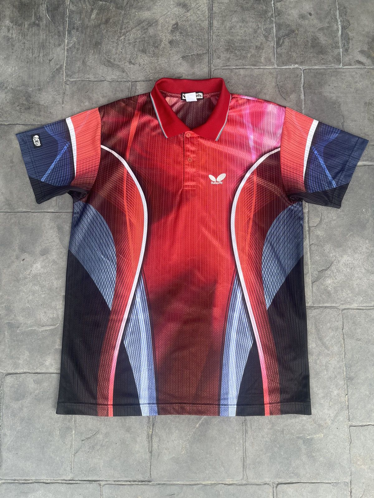 Japanese Brand JAPAN MADE BUTTERFLY Japan Tabble Tennis Asaociation JTTA Size US L / EU 52-54 / 3 - 1 Thumbnail