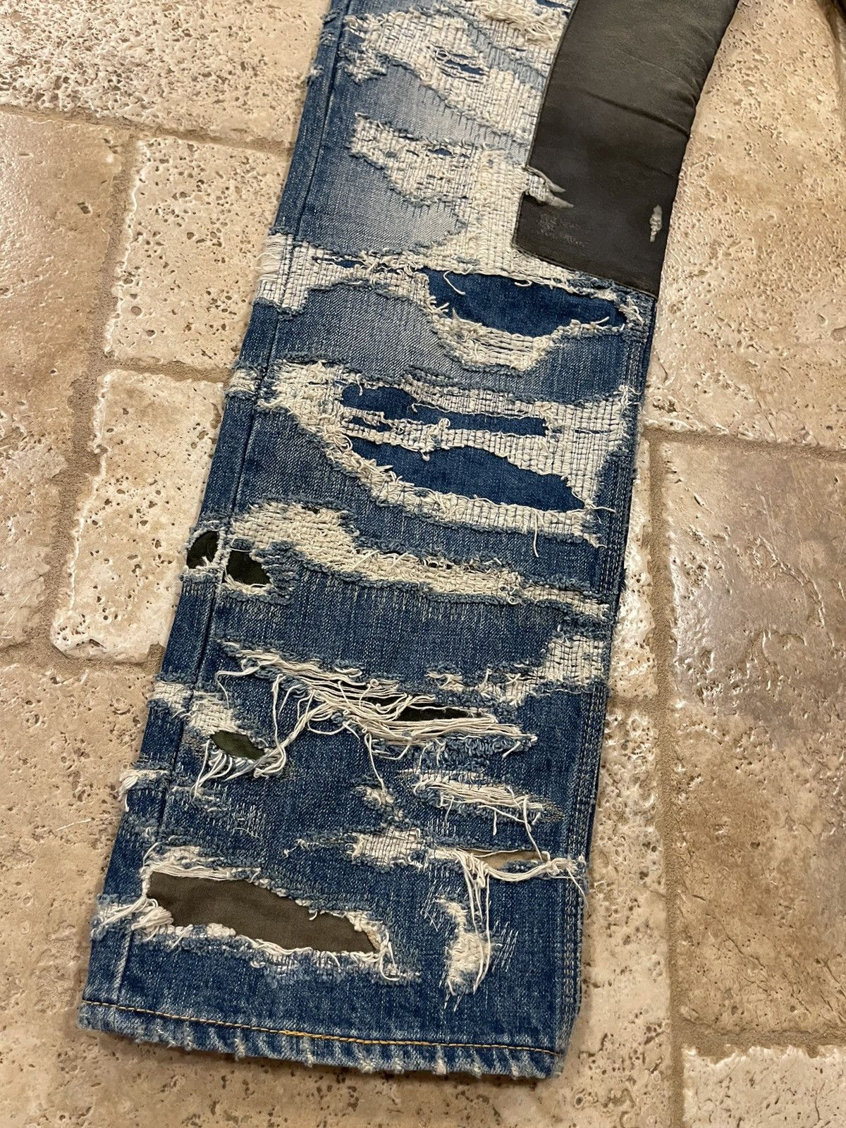 Givenchy Givenchy Matthew Williams Jeans In Destroyed Denim Moleskin Size US 34 / EU 50 - 3 Thumbnail