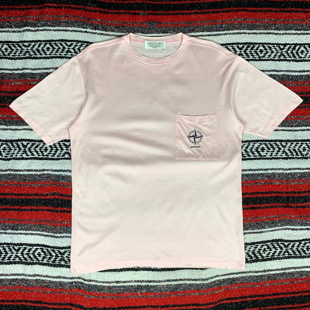 Givenchy Vintage 90s Givenchy Gentleman Paris Tee Embroidery Givenchy Size US M / EU 48-50 / 2 - 1 Thumbnail