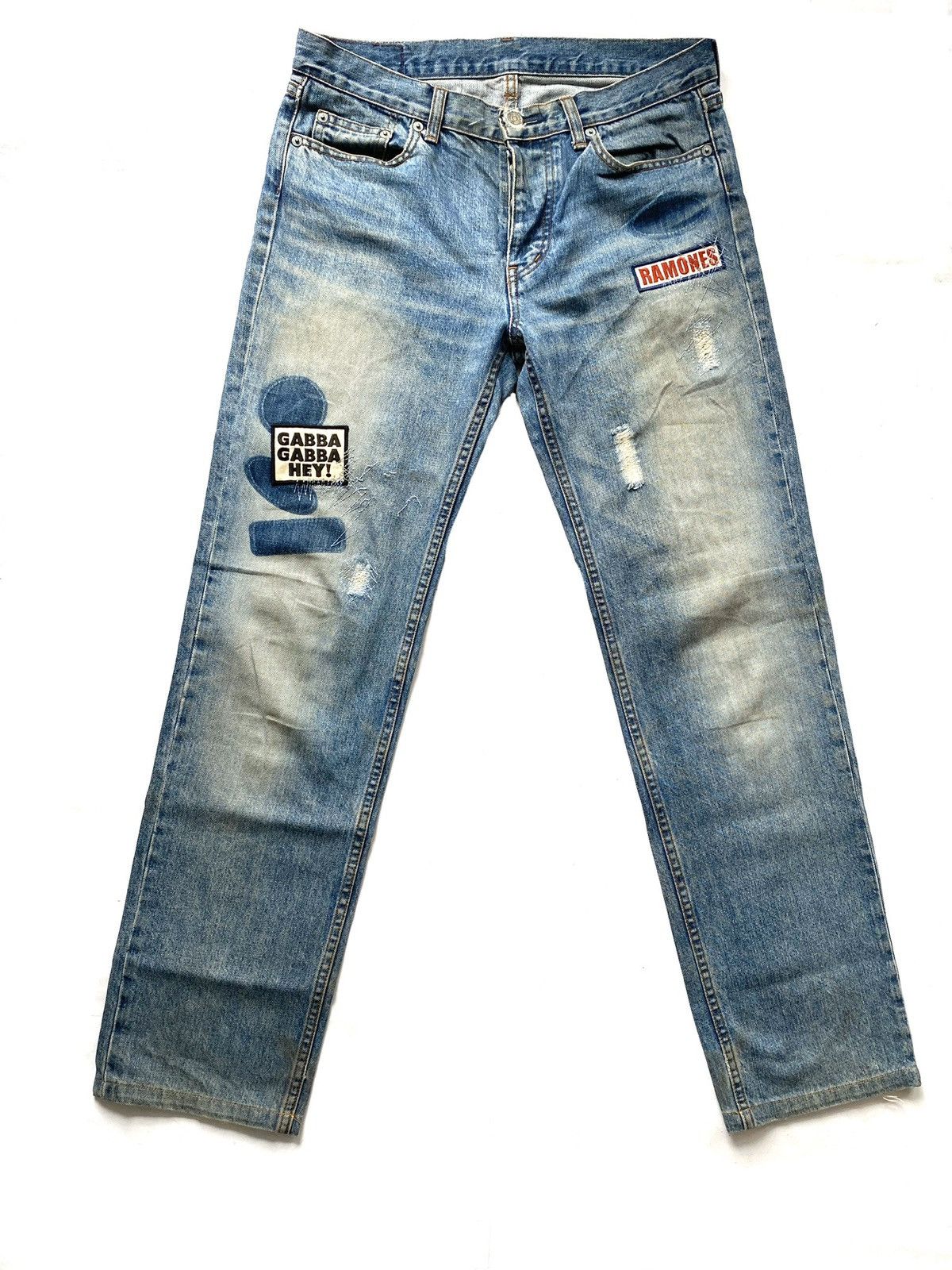 image of Hysteric Glamour X Ramones Denim in Blue, Men's (Size 31)