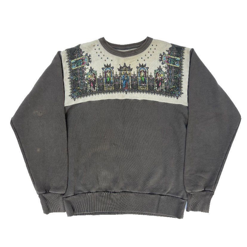 Saint Michael Saint Michael stained glass crewneck sweatshirt Size US L / EU 52-54 / 3 - 1 Thumbnail