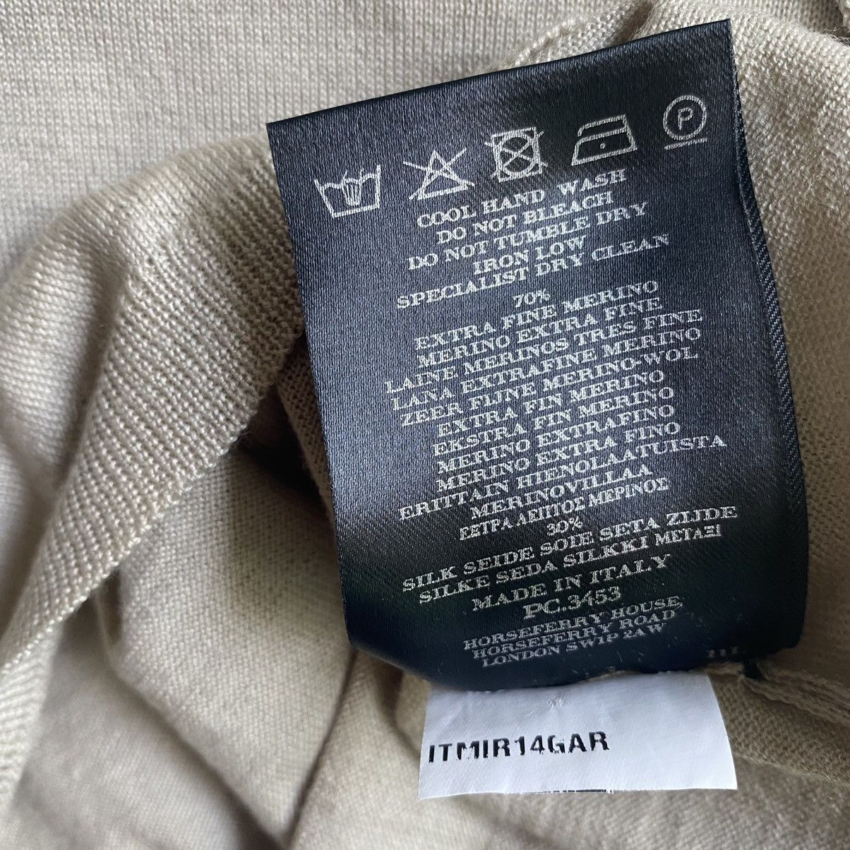 Burberry Prorsum Archive SS10 Bondage Merino Silk Sweater Christopher Bailey Size US L / EU 52-54 / 3 - 6 Thumbnail