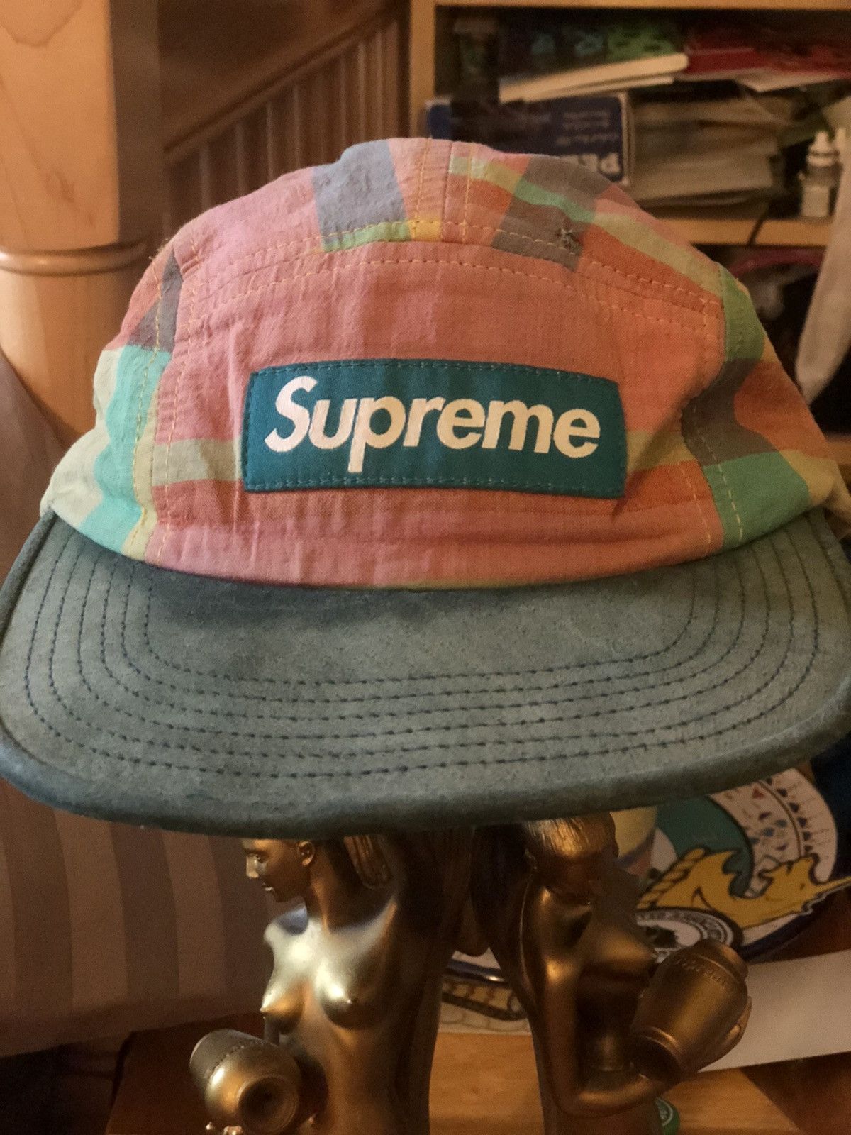 Supreme SS13 Supreme Madras Camp Cap Size ONE SIZE - 3 Thumbnail