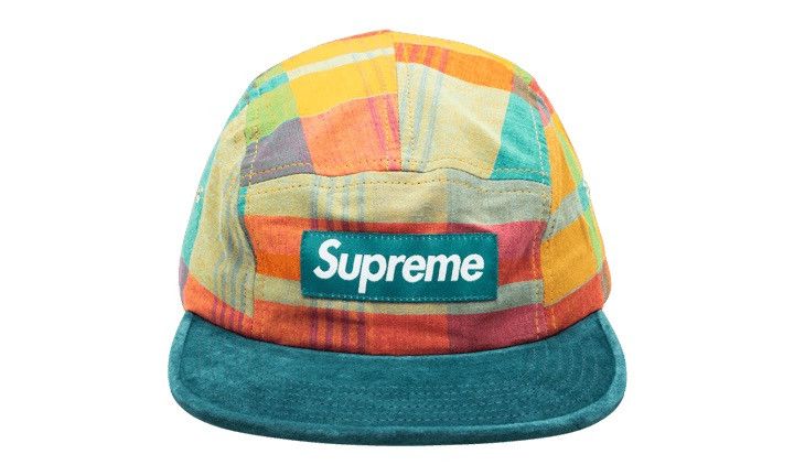 image of Ss13 Supreme Madras Camp Cap, Men's