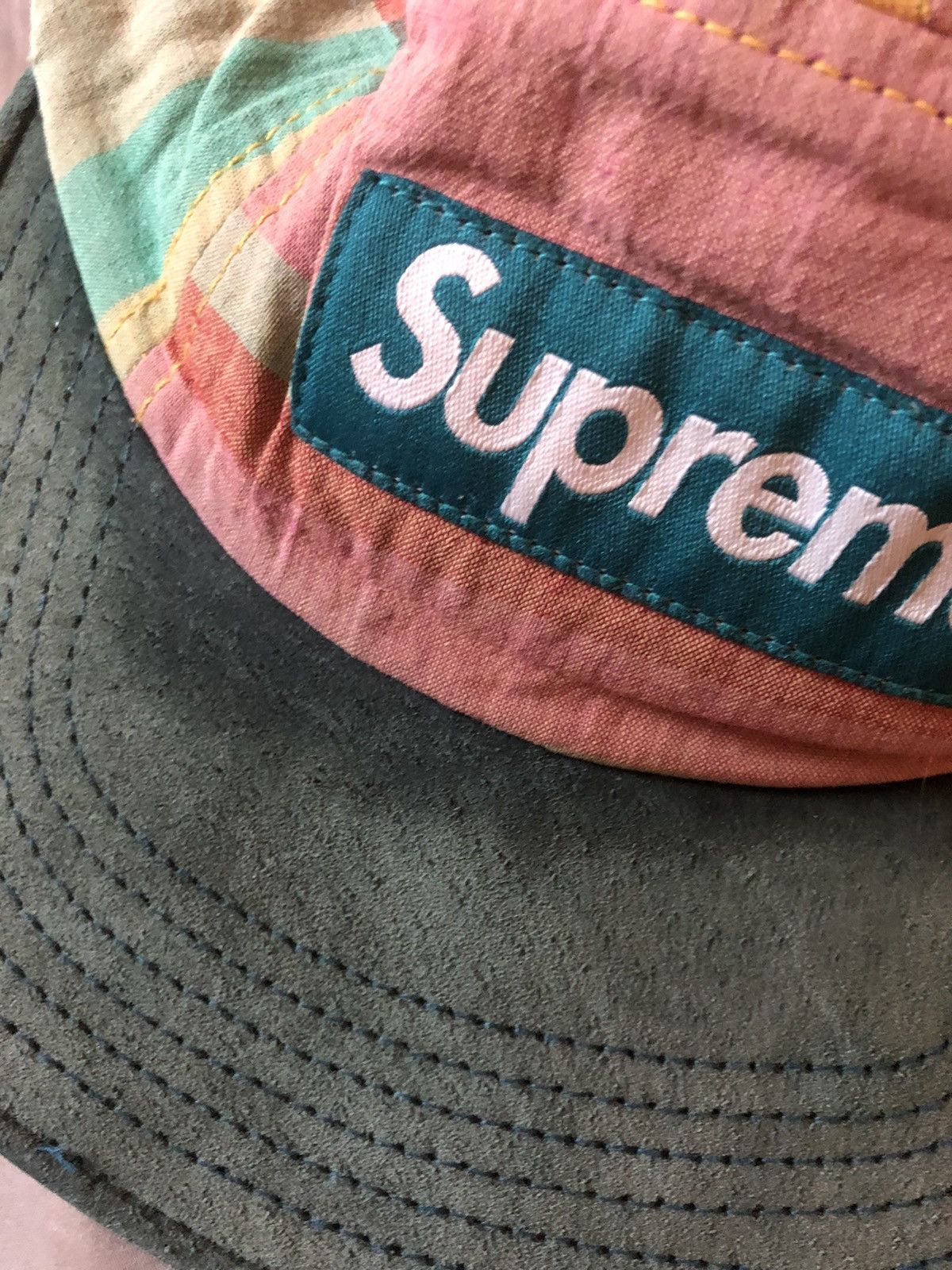 Supreme SS13 Supreme Madras Camp Cap Size ONE SIZE - 8 Thumbnail