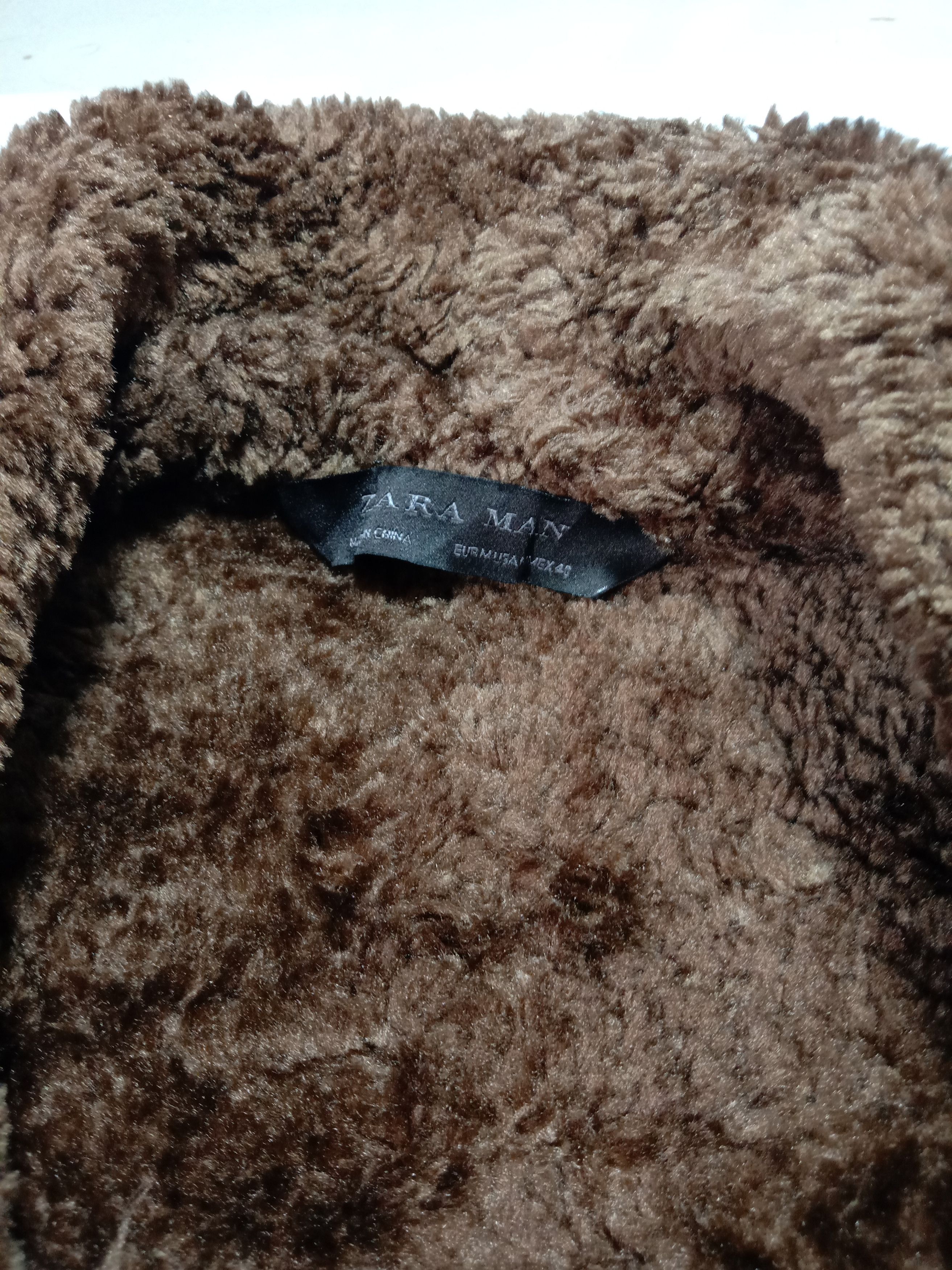 Leather × Zara Sherpa Leather Jacket Zara Size US M / EU 48-50 / 2 - 6 Thumbnail