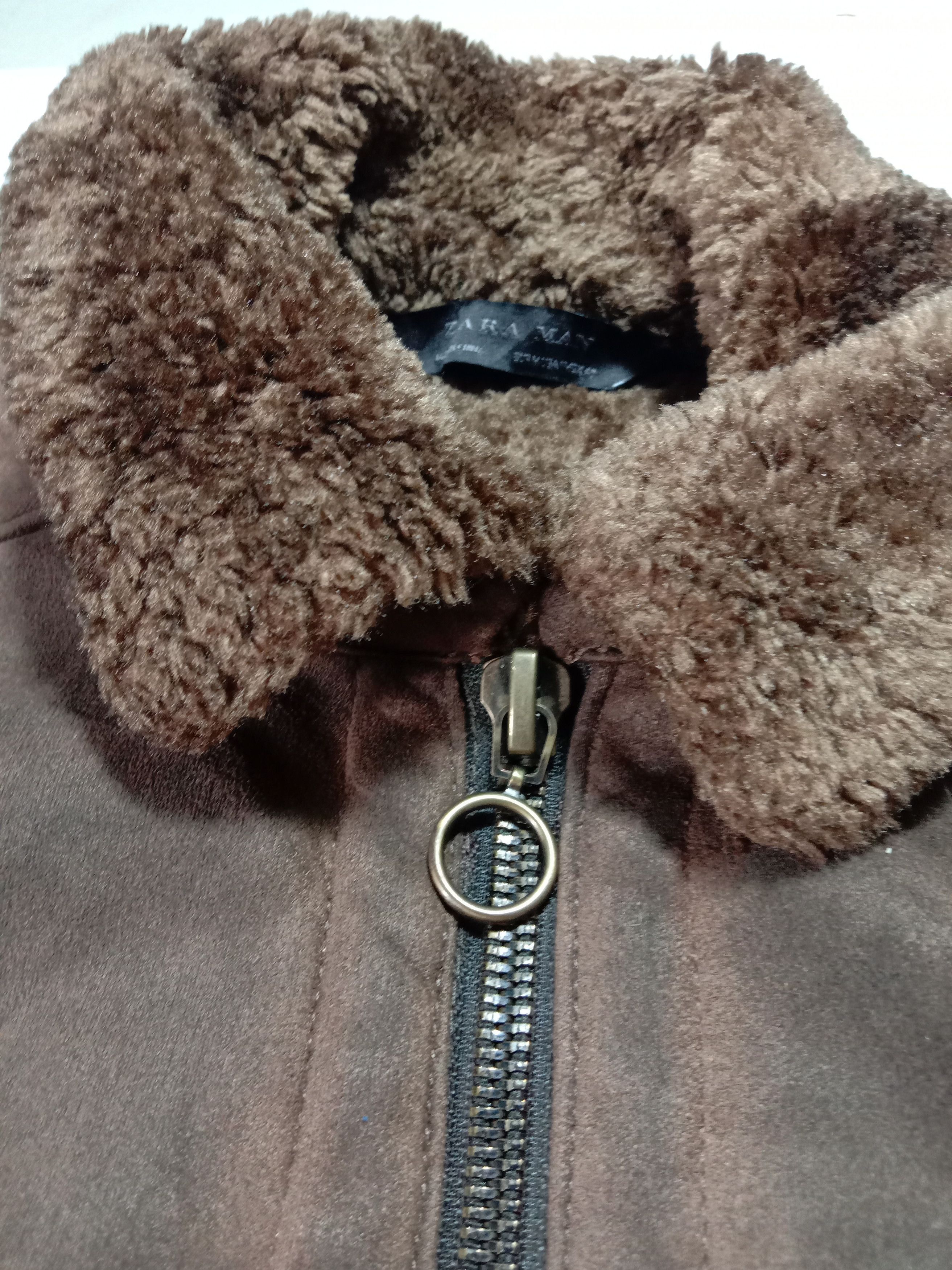 Leather × Zara Sherpa Leather Jacket Zara Size US M / EU 48-50 / 2 - 2 Thumbnail