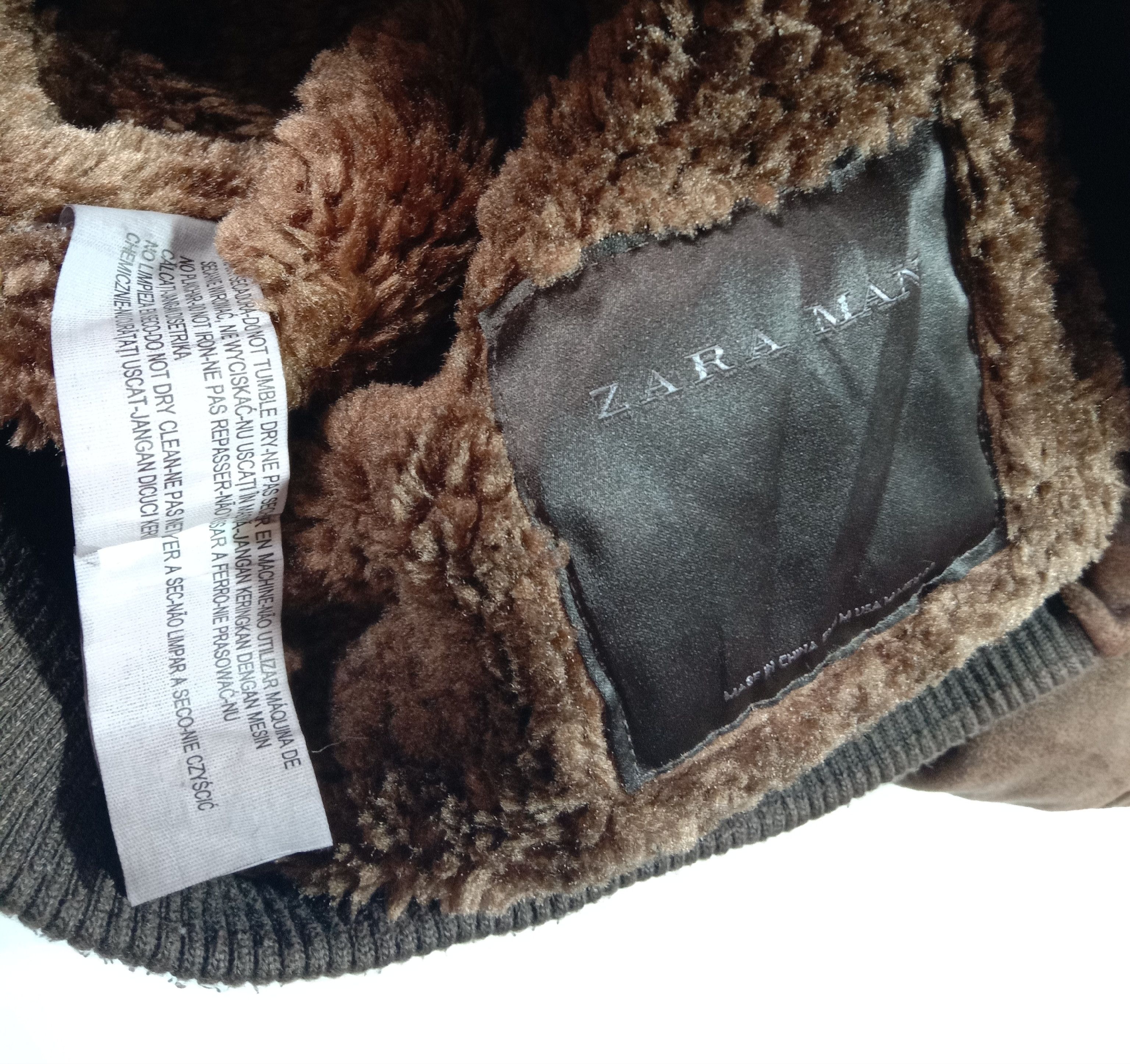 Leather × Zara Sherpa Leather Jacket Zara Size US M / EU 48-50 / 2 - 7 Thumbnail