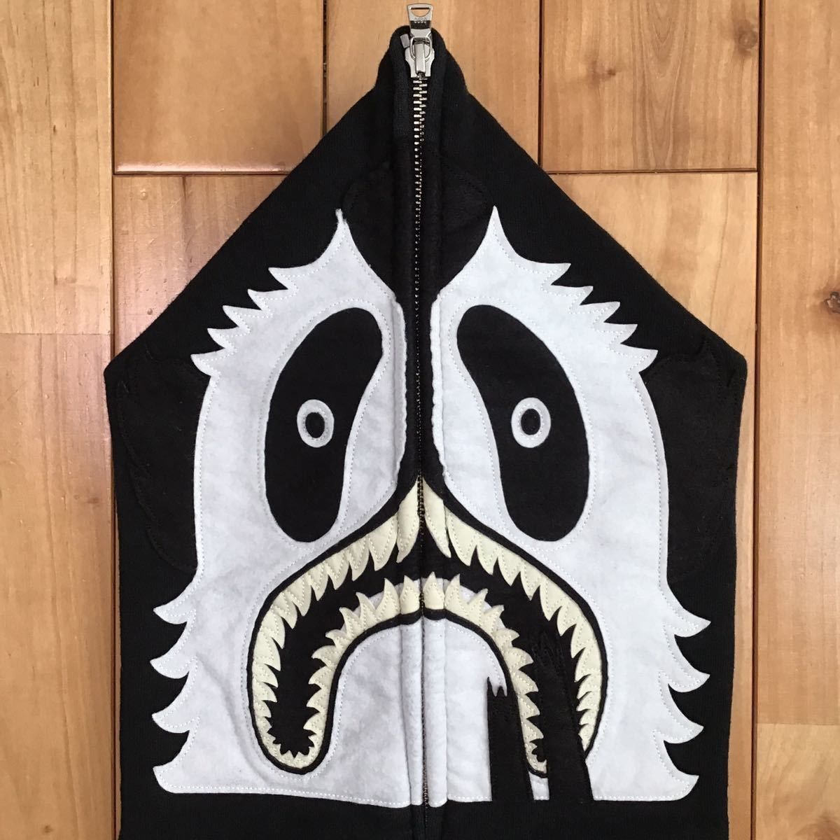 Bape 💫glow in the dark💫 zozo limited panda full zip hoodie Size US M / EU 48-50 / 2 - 3 Thumbnail