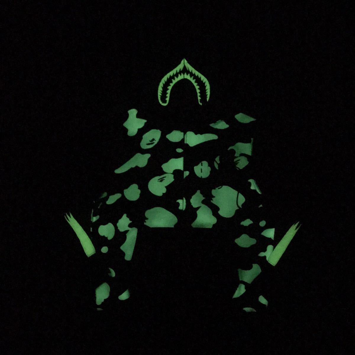 Bape 💫glow in the dark💫 zozo limited panda full zip hoodie Size US M / EU 48-50 / 2 - 2 Thumbnail