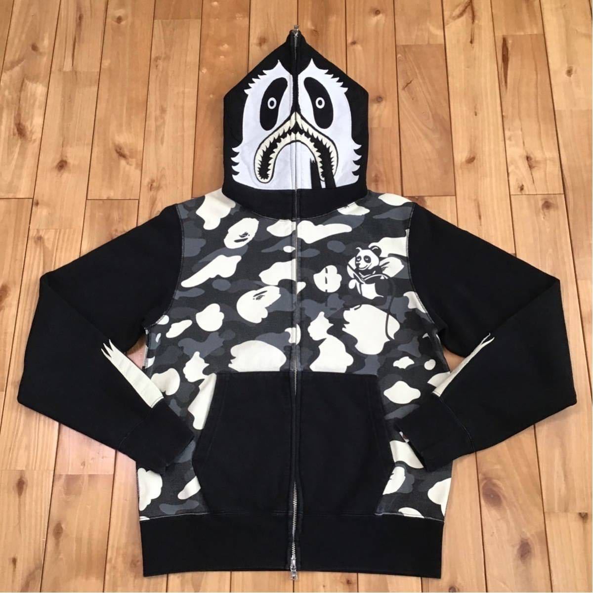 Bape 💫glow in the dark💫 zozo limited panda full zip hoodie Size US M / EU 48-50 / 2 - 1 Thumbnail