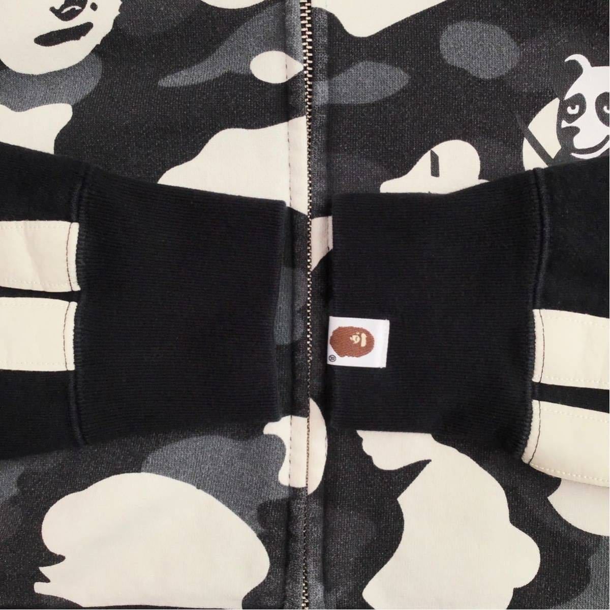 Bape 💫glow in the dark💫 zozo limited panda full zip hoodie Size US M / EU 48-50 / 2 - 7 Thumbnail