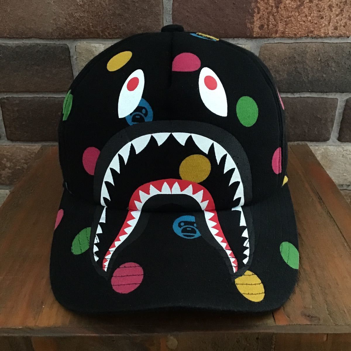 Bape BAPE Dot Milo Shark Snapback Cap trucker hat Size ONE SIZE - 1 Thumbnail