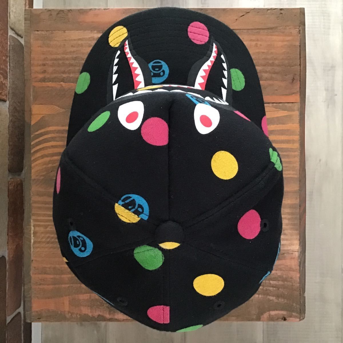 Bape BAPE Dot Milo Shark Snapback Cap trucker hat Size ONE SIZE - 6 Thumbnail