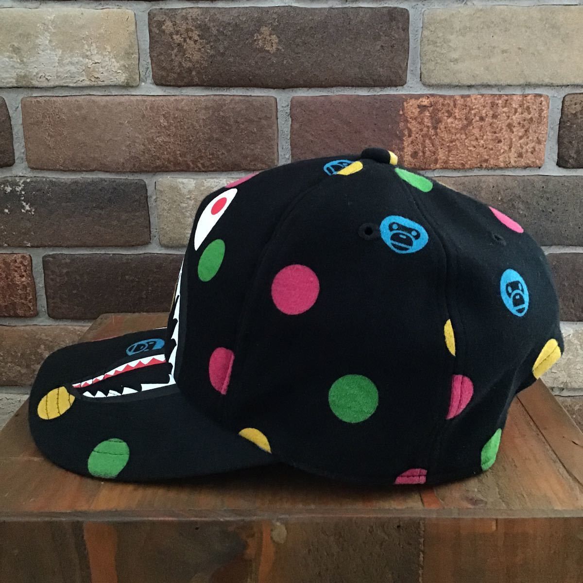 Bape BAPE Dot Milo Shark Snapback Cap trucker hat Size ONE SIZE - 5 Thumbnail