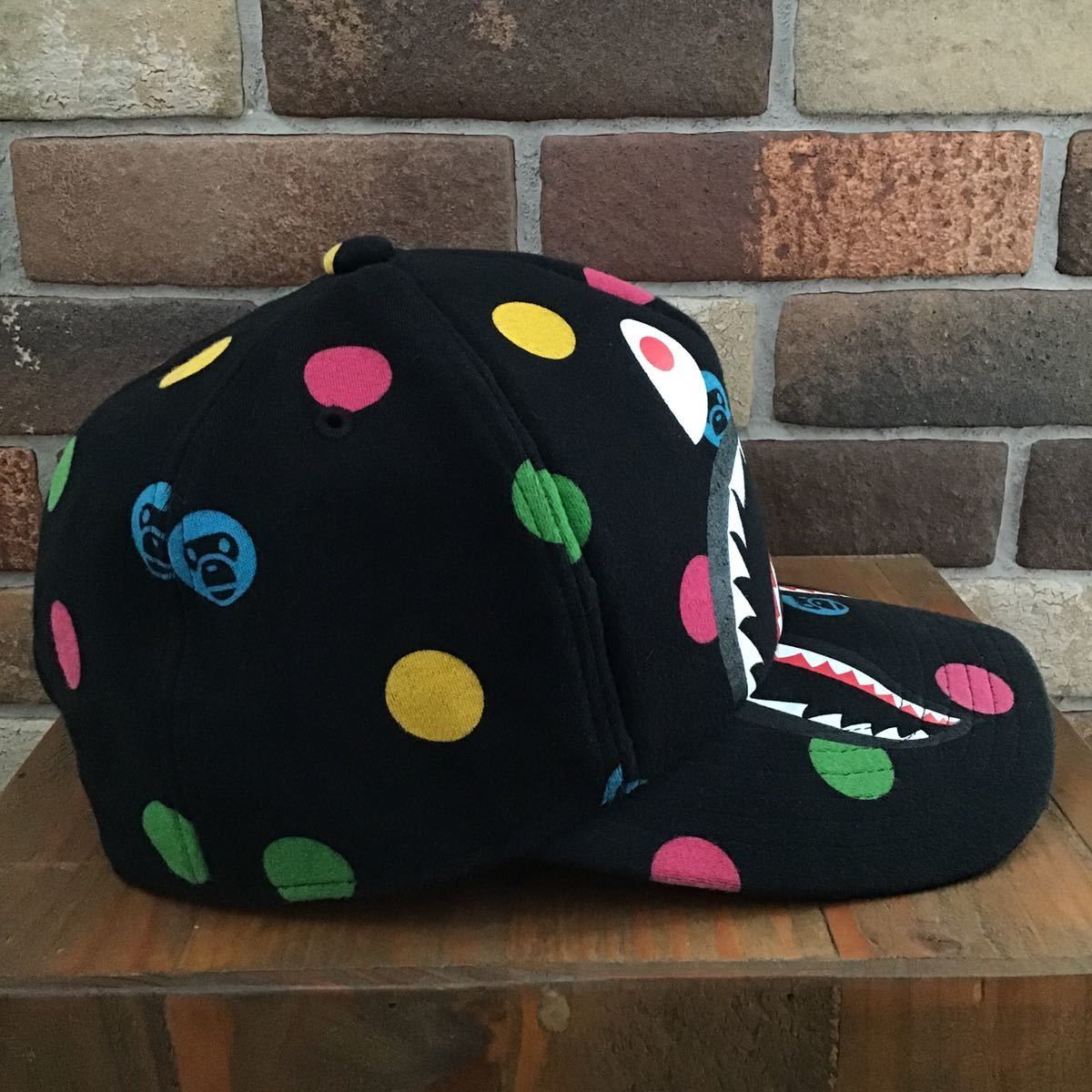 Bape BAPE Dot Milo Shark Snapback Cap trucker hat Size ONE SIZE - 3 Thumbnail