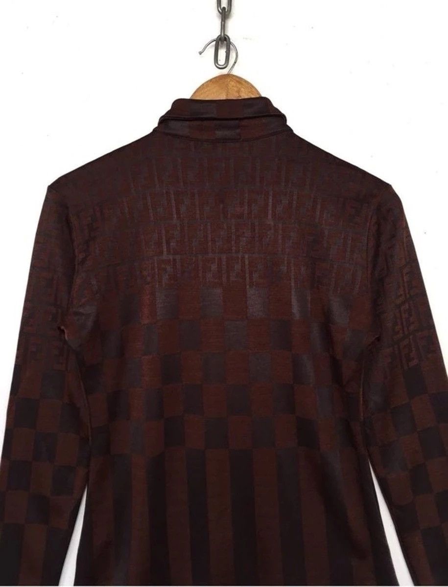 Fendi × Vintage Vintage Fendi Roma Italy Monogram Shirt Button Size US S / EU 44-46 / 1 - 3 Thumbnail