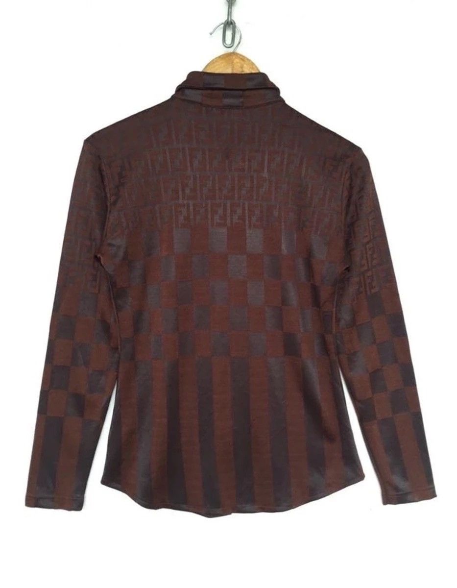 Fendi × Vintage Vintage Fendi Roma Italy Monogram Shirt Button Size US S / EU 44-46 / 1 - 4 Thumbnail