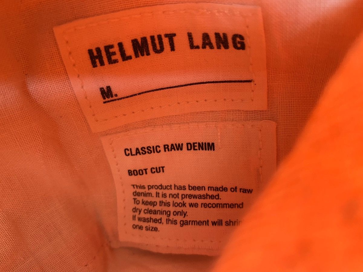 Helmut Lang Helmut Lang Archive Safety Orange SS2000 Denim