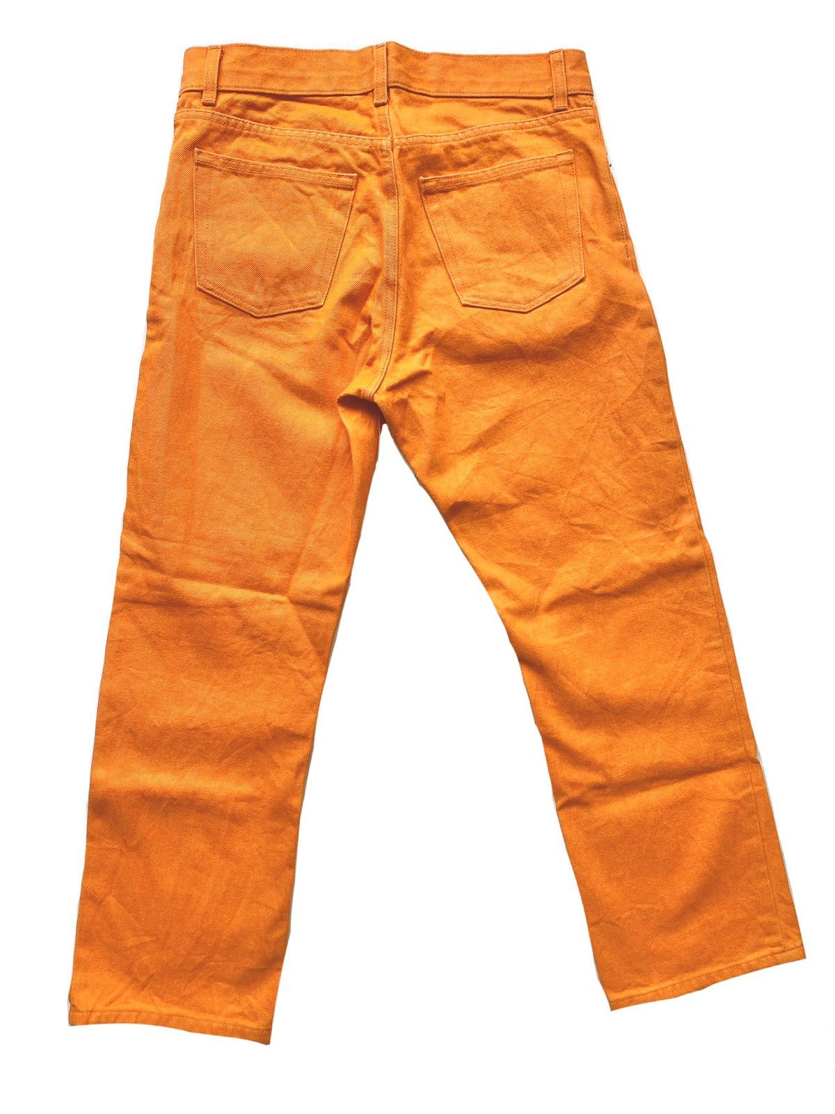 Helmut Lang Helmut Lang Archive Safety Orange SS2000 Denim Size US 31 - 2 Thumbnail