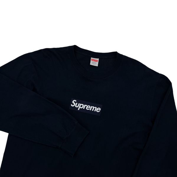 Supreme Box Logo Long-Sleeve Tee 'White' | Men's Size M