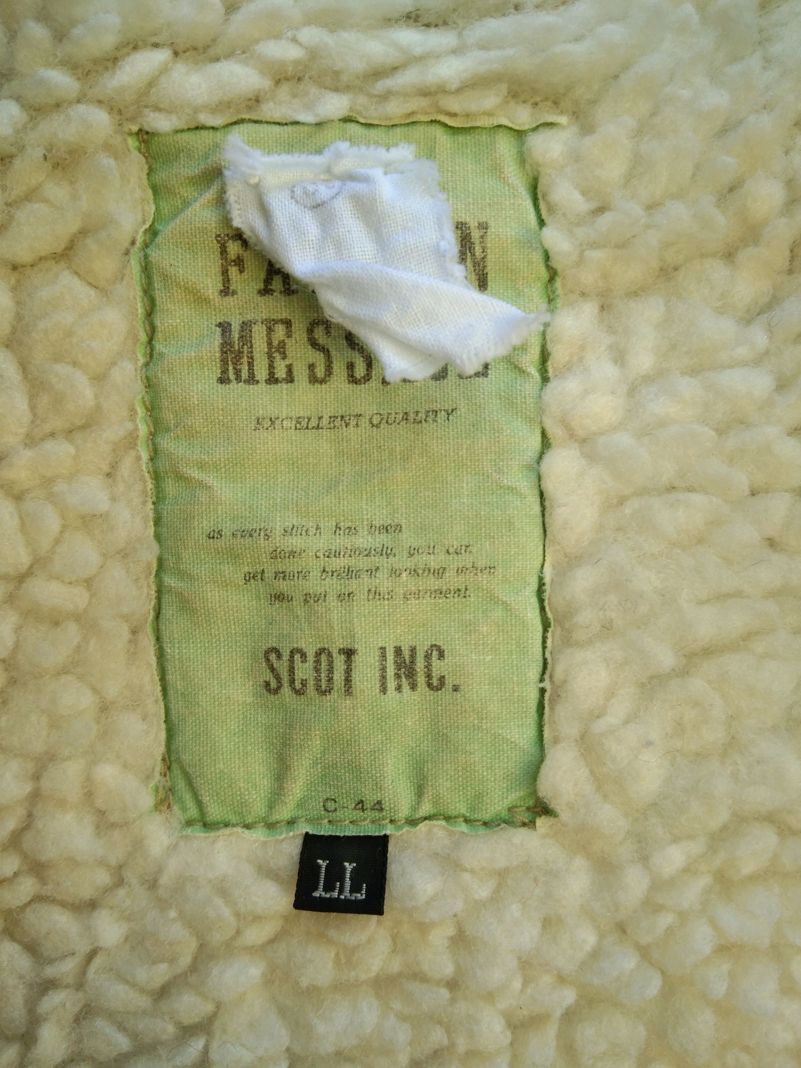 Japanese Brand SCOT. INC SHERPA VEST JACKET Size US L / EU 52-54 / 3 - 18 Thumbnail