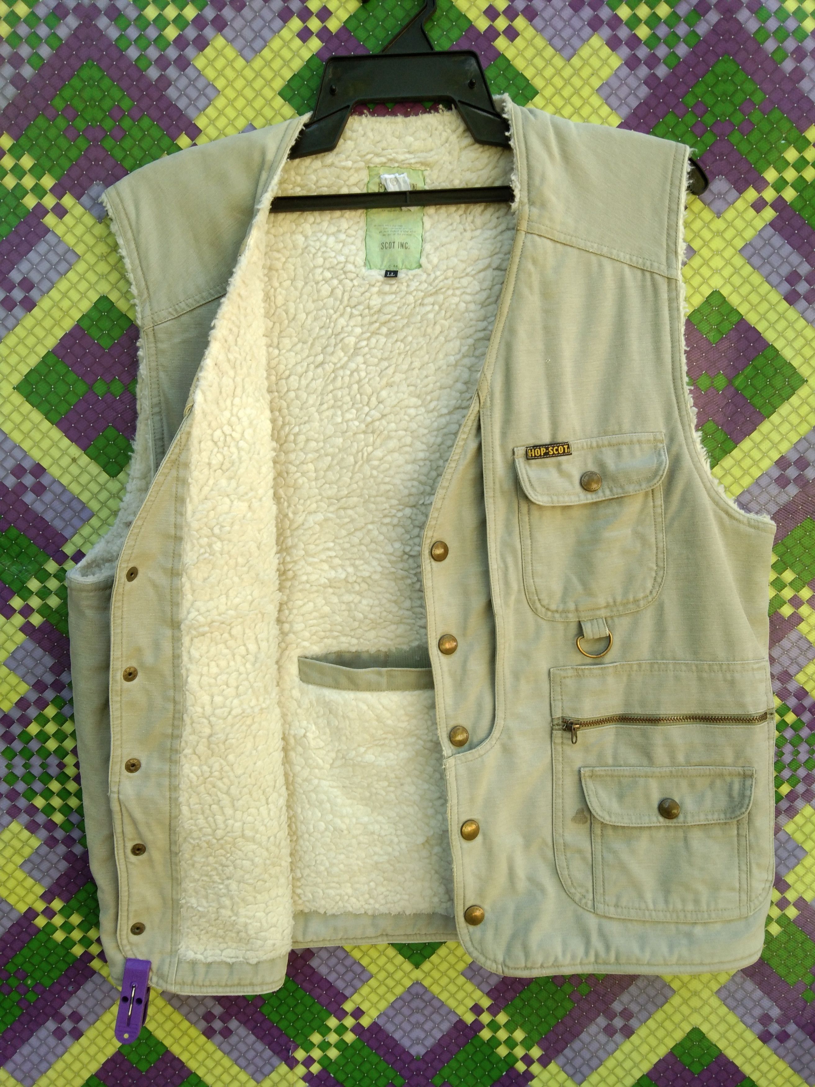 Japanese Brand SCOT. INC SHERPA VEST JACKET Size US L / EU 52-54 / 3 - 5 Thumbnail