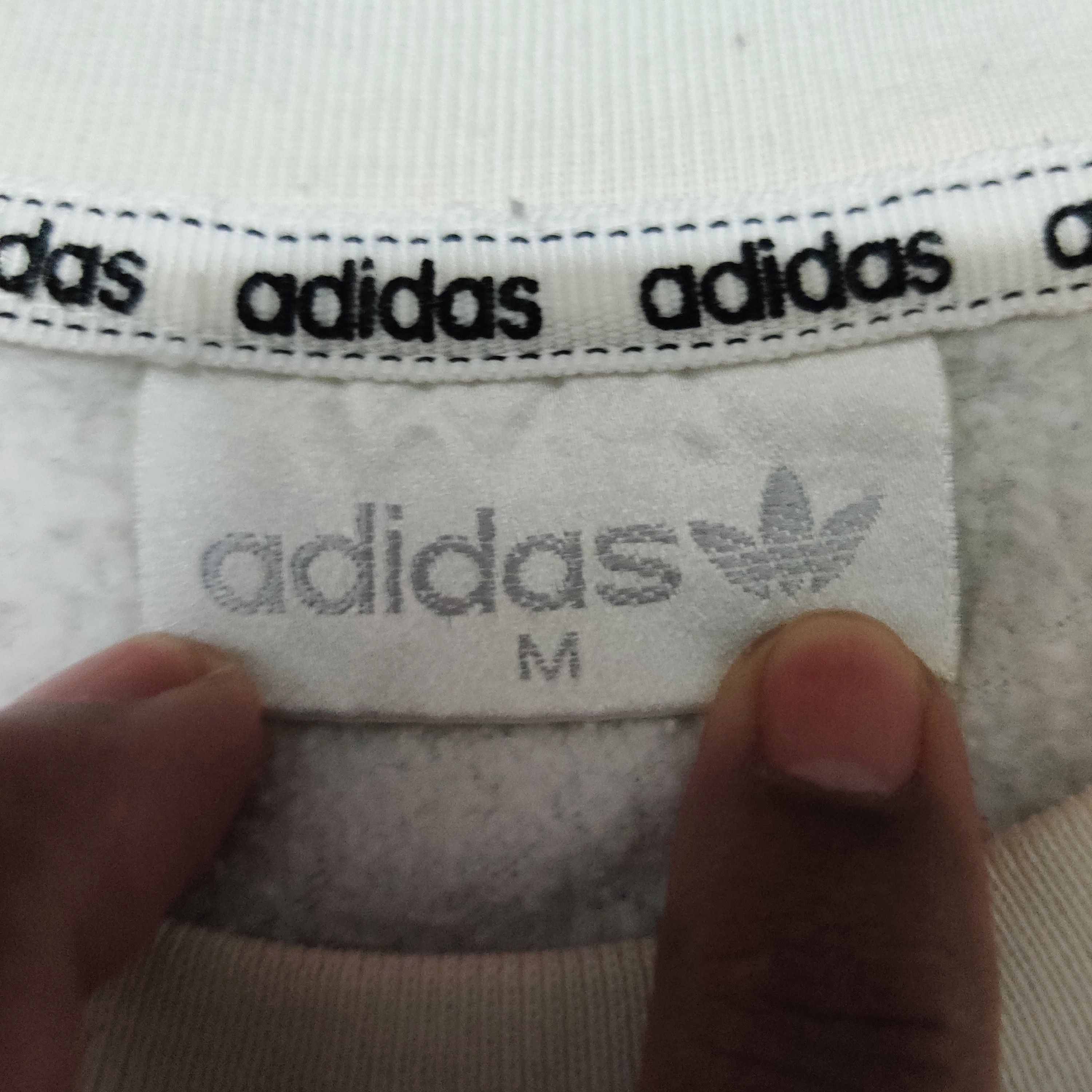 Adidas Vintage 90's Adidas Trefoil Sweatshirt Embroidery Size US M / EU 48-50 / 2 - 3 Thumbnail