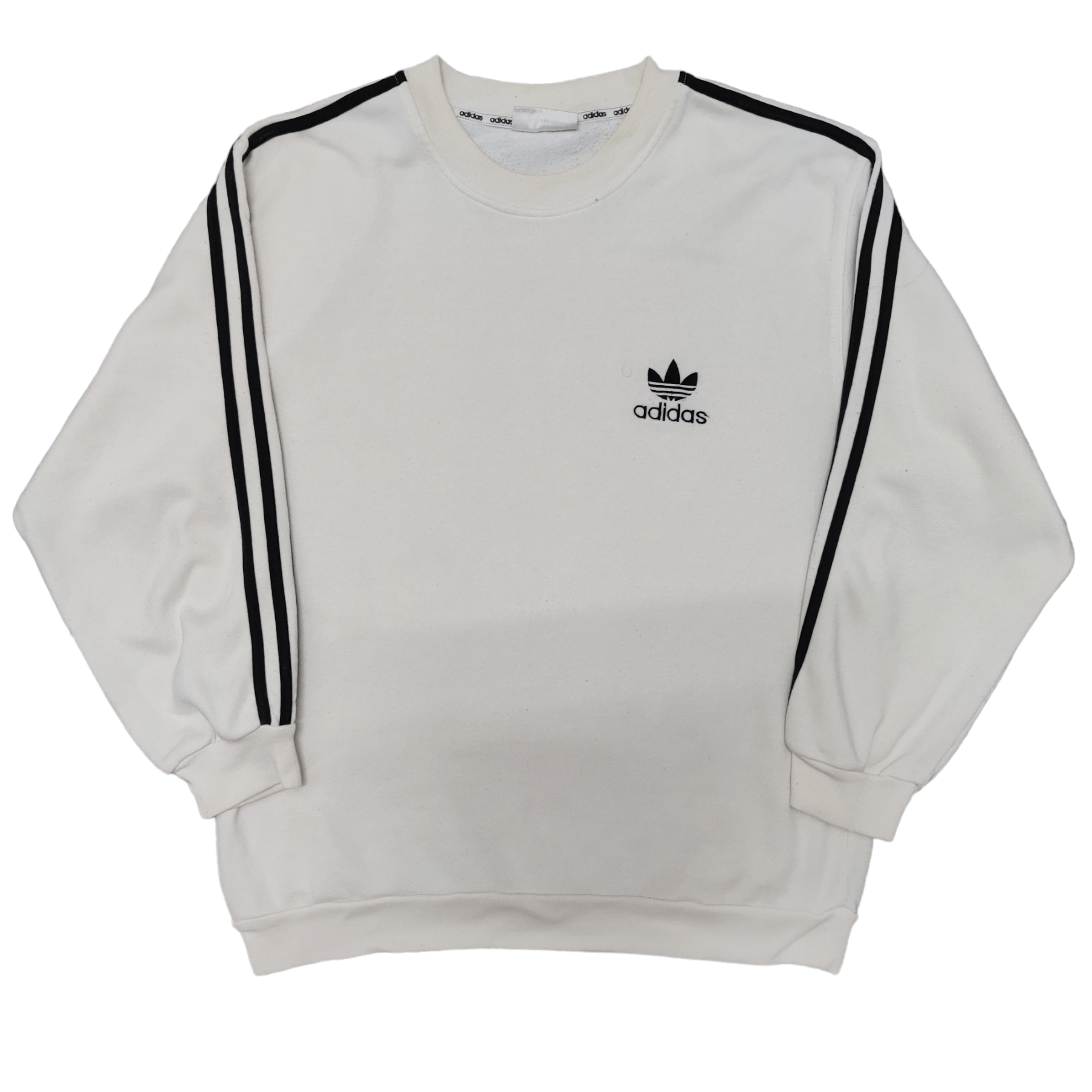 Adidas Vintage 90's Adidas Trefoil Sweatshirt Embroidery Size US M / EU 48-50 / 2 - 1 Thumbnail