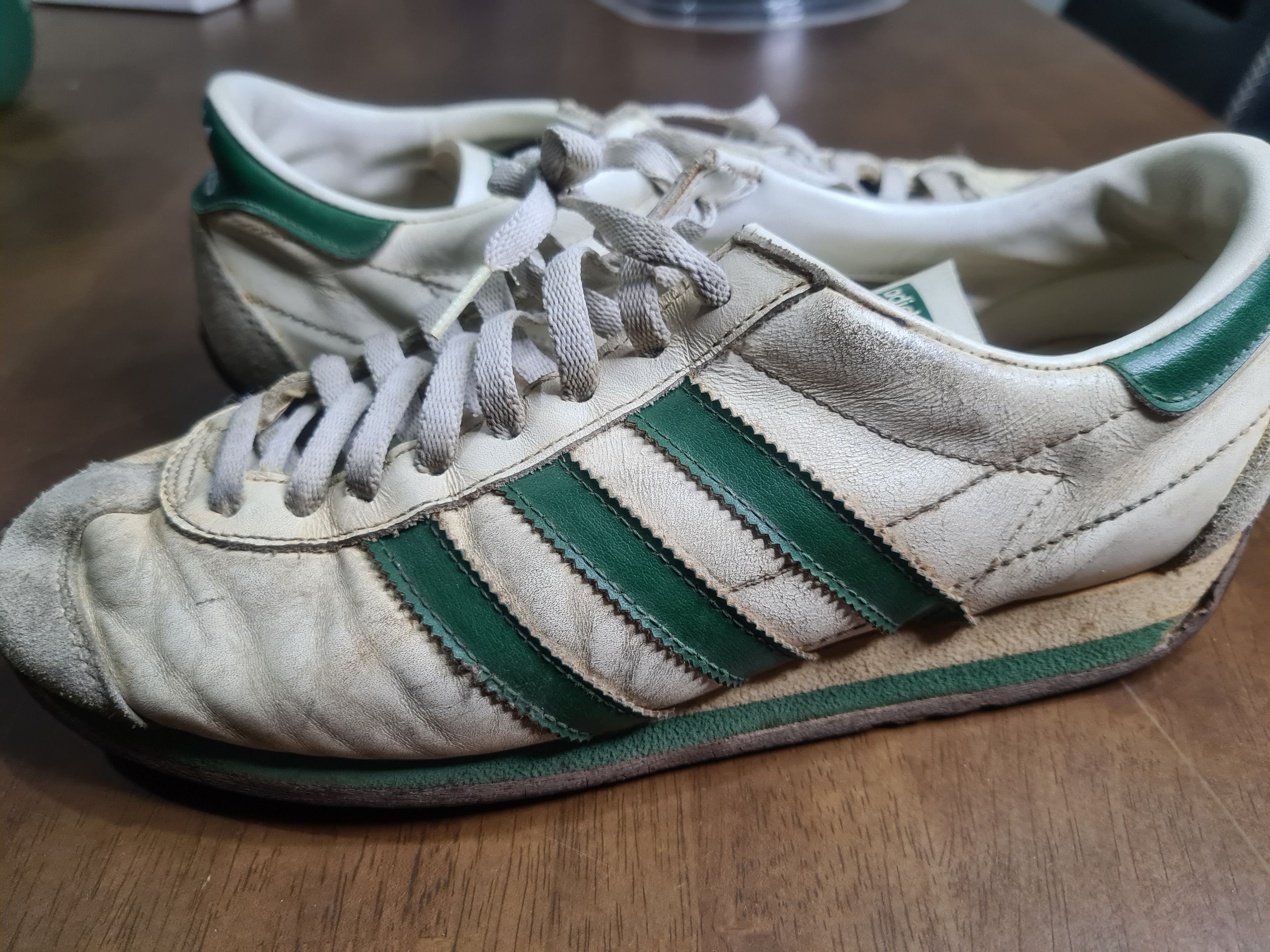 Adidas × Vintage Adidas Country Vintage 80s Made In France Sneakers Rare Size US 8.5 / EU 41-42 - 4 Thumbnail