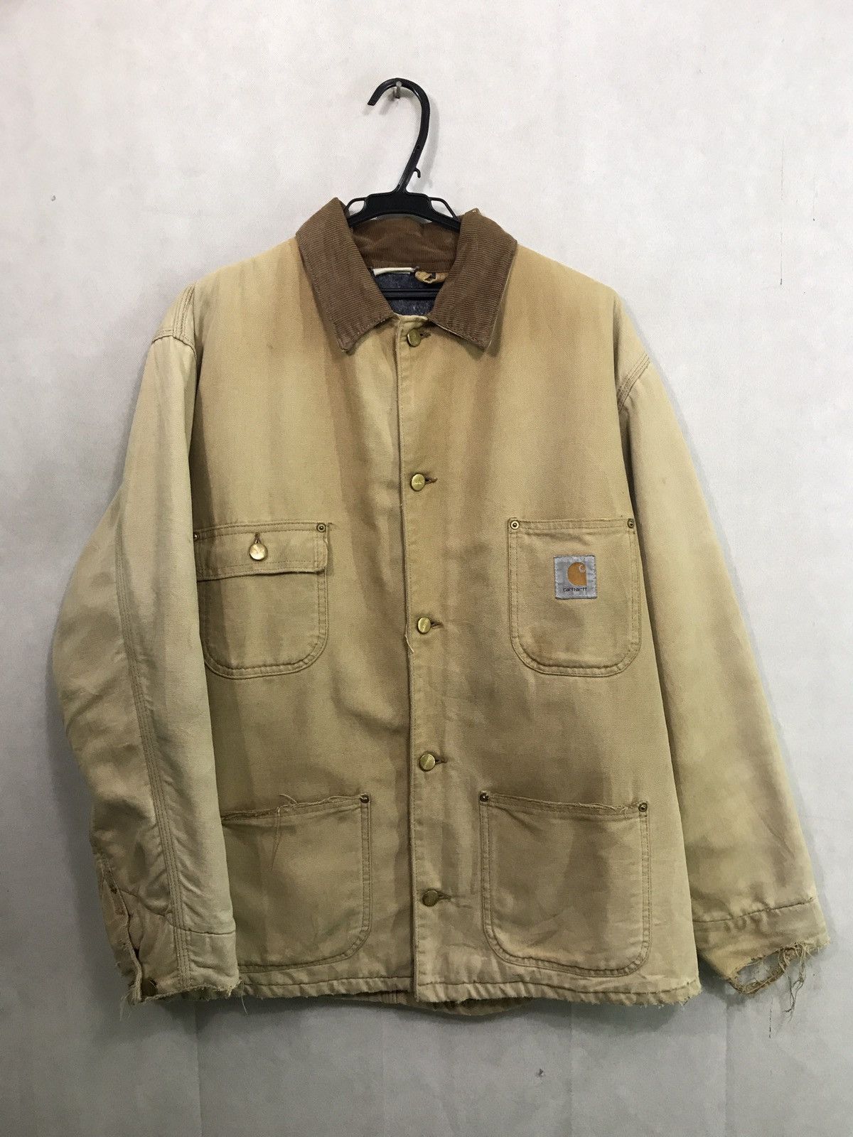 Carhartt RARE VINTAGE CARHARTT DISTRESSED KANYE WEST BLANKET JACKET Size US L / EU 52-54 / 3 - 2 Thumbnail