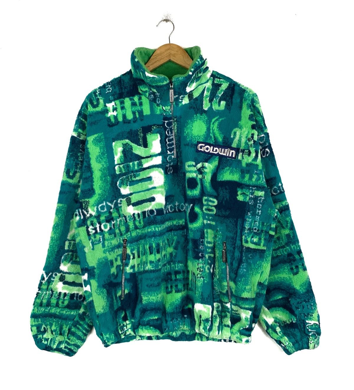 Goldwin × Vintage VINTAGE GOLDWIN SKI OUTDOOR SPORT FLEECE SWEATSHIRT Size US L / EU 52-54 / 3 - 1 Thumbnail