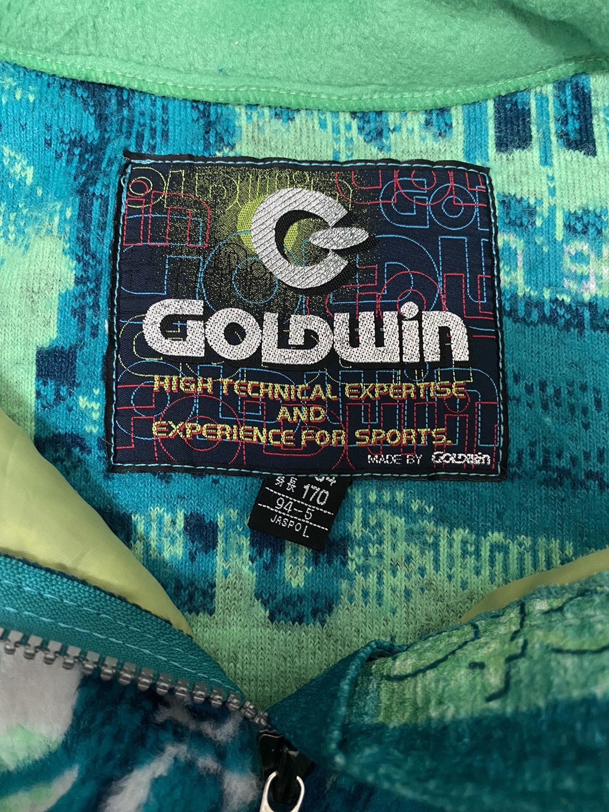 Goldwin × Vintage VINTAGE GOLDWIN SKI OUTDOOR SPORT FLEECE SWEATSHIRT Size US L / EU 52-54 / 3 - 5 Thumbnail