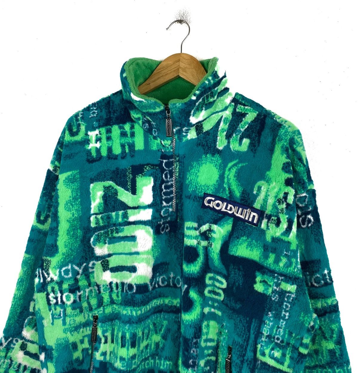 Goldwin × Vintage VINTAGE GOLDWIN SKI OUTDOOR SPORT FLEECE SWEATSHIRT Size US L / EU 52-54 / 3 - 4 Thumbnail